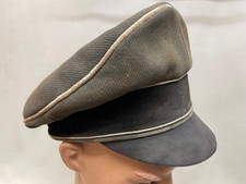 SCHWARZE  SCHIRMMÜTZE CRUSHER KNAUTSCHMÜTZE WEHRMACHT FILMDEPOT WIE ORIGINAL