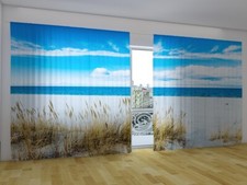 Fotogardine Ostsee Vorhang mit