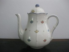 Kaffeekanne 1,5 l Zeller Keramik Fayencerie Petite Rose sehr guter Zustand