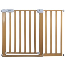 Absperrgitter Treppenschutzgitter beige für 110-120cm Durchgang 77cm Hoch