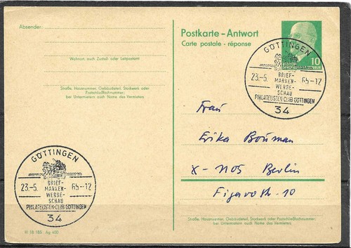 Ddr 1965 ganzsachen - p, 73