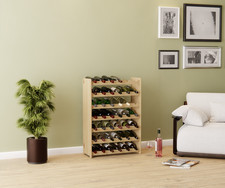 Weinregal Flaschenregal Flaschenständer für 12-91 Flaschen Kiefer Holz RW-3