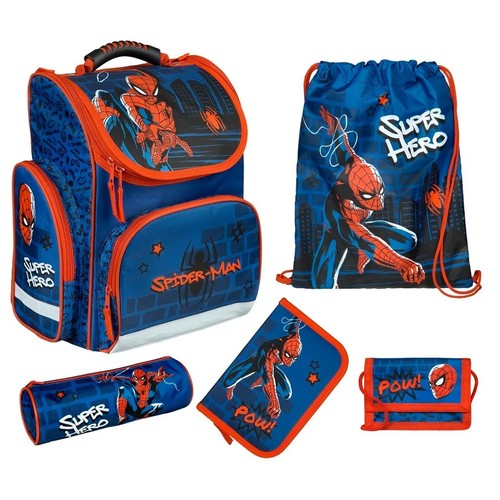 Spiderman schulranzen set 5tlg - spiderman,