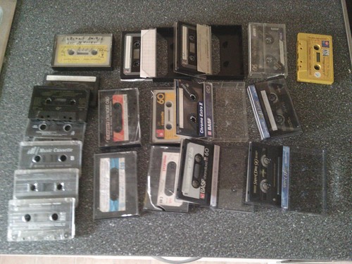 Kassette sammlung stück - kassette,