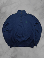 Ralph Lauren Rollkragenpullover Größe M Marineblau Strickpullover Herren