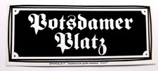 Souvenir-Aufkleber Potsdamer