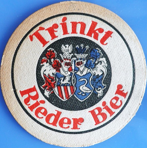 Alter bierdeckel trinkt rieder - bierdeckel,
