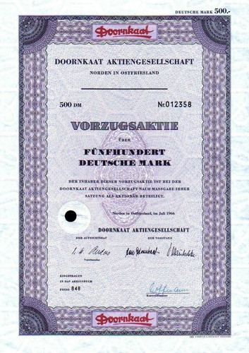 Doornkaat aktiengesellschaft - doornkaat,