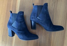 Stiefeletten Blau NavyBoot Gr. 39 Wildleder