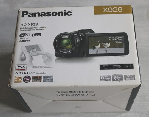 Panasonic x929 camcorder - panasonic,