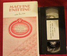 Strickmaschine Video Ann Kite VHS 1 Grundtechniken im Einzelbett Stricken  