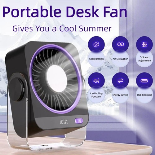 Rechargeable usb desk fan - usb, with