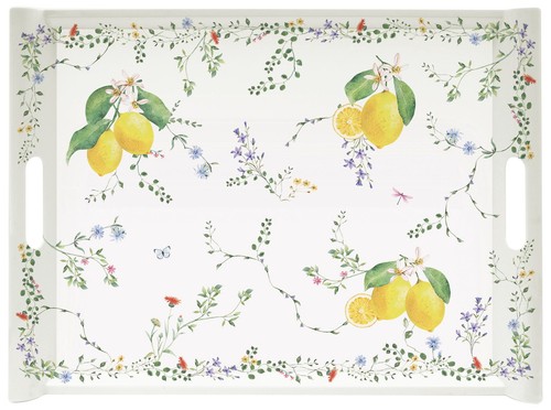 Serviertablett fleurs - fleurs, et
