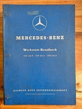 Mercedes-Benz Werkstatt-Handbuch W 136 Typ 170 V / 170 S / 170 D