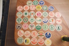 Alter Brauerei Bierdeckel DDR Konvolut 40 Stück Bierfilz