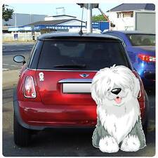 Autoaufkleber Bobtail Hundeaufkleber clickstick Pfote Sticker Digitaldruck DA957