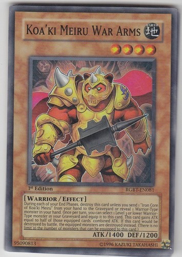 Koa meiru war - yu-gi-oh, arms