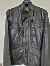 Belstaff Herren Lederjacke Maple schwarz ungetragen neuw. Zustand XL schwarz