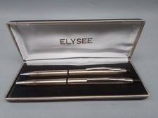Elysee Kugelschreiber/Bleistift Set,Goldfarbig mit schwarzem Etui