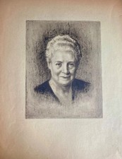 unsigniertes  Portrait einer