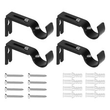 Gardinenstangen Halter Verstellbare Wandhalterung Metall Vorhangstange Halterung