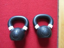 2 x GORILLA SPORTS® Kettlebell Gusseisen Kugelhantel Schwunghantel Rundgewicht