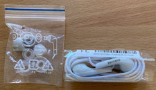Original Samsung Headset / in-ear-Kopfhörer mit Ersatz-Ohrstöpsel - weiß - neu
