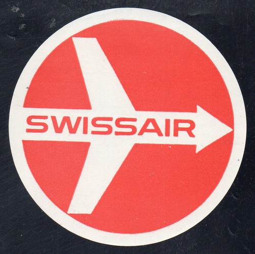 Swissair werbung label - werbung,