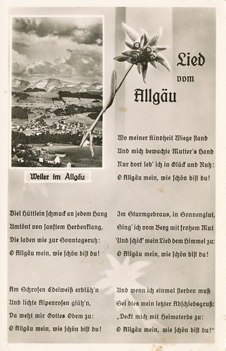 Weiler lied und panorama - lied,