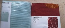 IKEA BERGPALM+Svartklint Bettwäsche-Sets 3-teilig,  240x220, Baumwolle