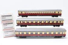 H0 Fleischmann 5160 5163 5169 DB TEE Personenwagen Konvolut DC OVP N106