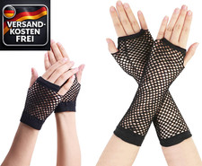 Netzhandschuhe Damen schwarz 2