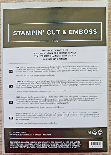 Stampin stanzformen - stampin,