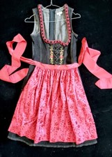 Traum Jeans Balkonette Dirndl mit Strass Landhaus Gr 32 