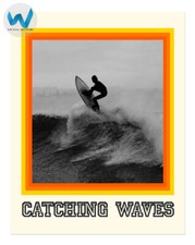 Catching Waves Surfer Poster -