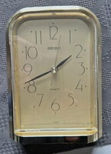 Elegante Tischuhr/Standuhr  Seiko Quartz 18cm 