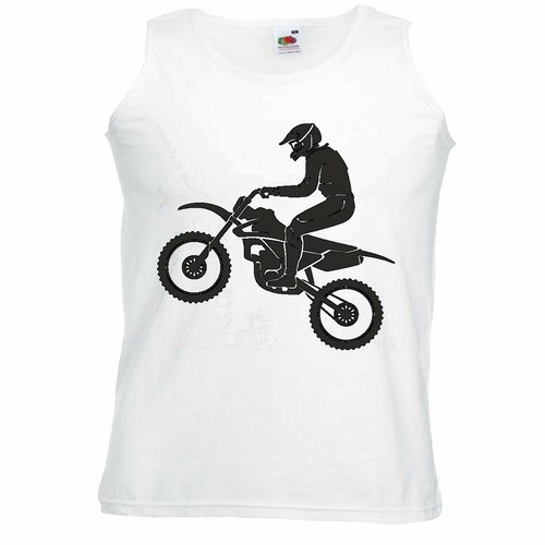 Tank top motocross silhouette - tank,