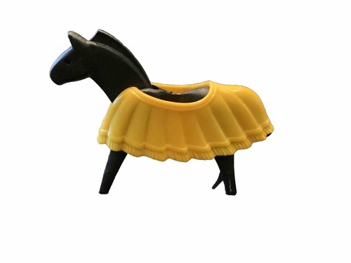 Playmobil ritter pferd schwarz - pferd,
