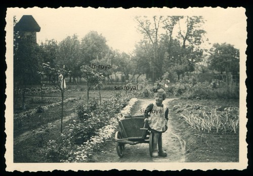 Hübsches mädchen bollerwagen - mädchen,