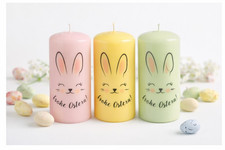 Osterkerze „Frohe Ostern“