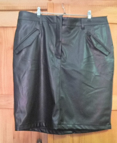 Kunstleder rock damen - rock,