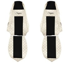 F-CORE Elegance Q Sitzschonbezug Sitzbezüge Set Textil Eco-Leder Beige