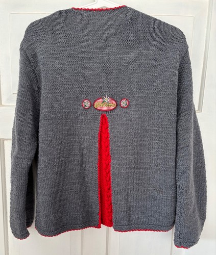 Strickjacke edelweiss - strickjacke,