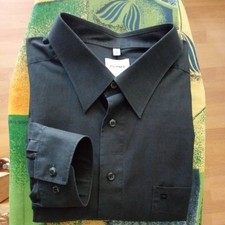 Olymp Tendenz Hemd Gr 46(18) Langarm, Schwarz 