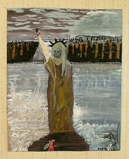Acrylic Art Painting Statue of