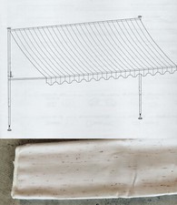 Angerer Klemmmarkise 400cm Markise Balkon Terrasse Sonnenschutz Beige /30