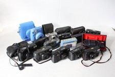 Konvolut mit 14 Kameras, Nikon, Canon, Yashica, Leica, Instax,defekt für Bastler