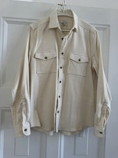 Reiss James Overshirt Hemd Sommer Hellbeige Größe M Neu