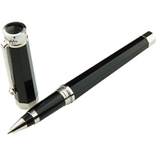 Montegrappa Nero Uno Tintenroller Schwarz Silber Rollerball Classic TOP