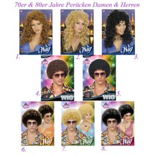 70er  80er JAHRE PERÜCKE